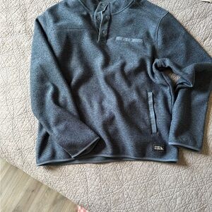 Eddie Bauer Blue Fleece Pullover